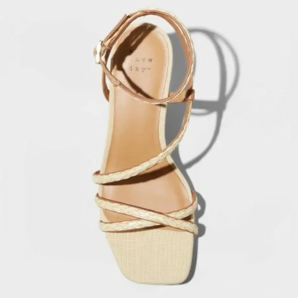 NWT A New Day Women's Irena Strappy Heels - Picture 3 of 4